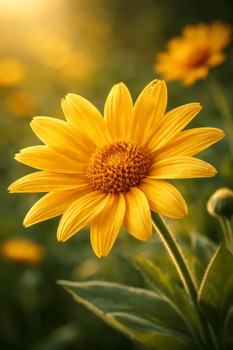 Yellow arnica flower